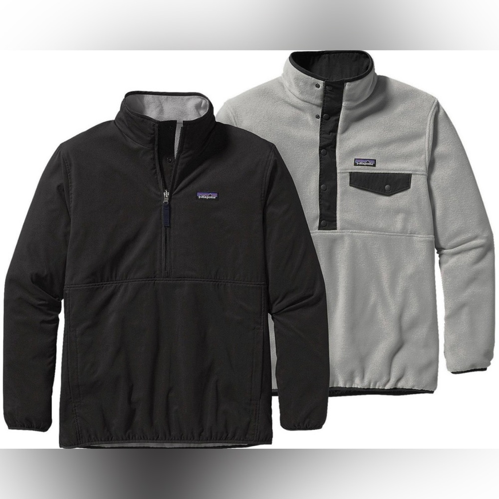 tagonia Reversible Snap-T Glissade Saltillo Fleece Pullover Synchilla Small